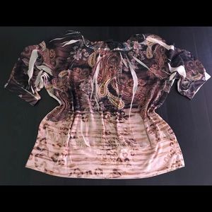 Gorgeous Printed 3/4 Sleeve Top